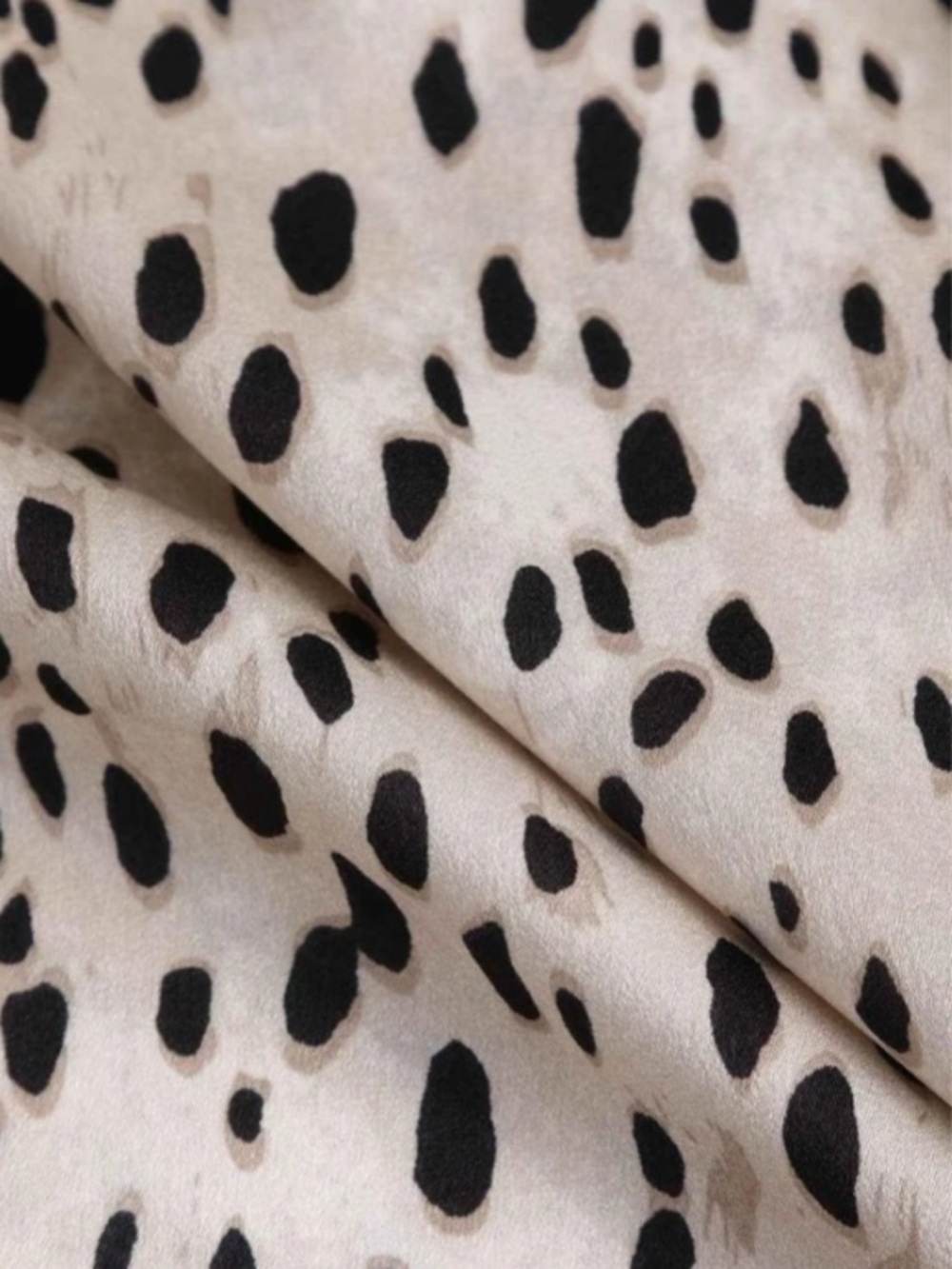 Leopard Drawstring Slit Skirt - Picture 5 of 10